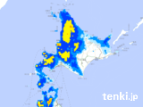 北海道地方の積雪の深さのサムネイル